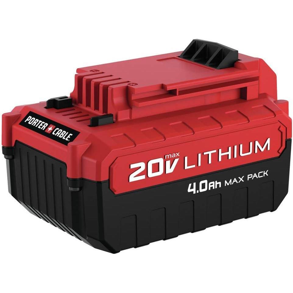 PORTER-CABLE 20V MAX* Lithium Battery, 4 -Amp Hour Battery (PCC685L)(4ah Battery – Single)