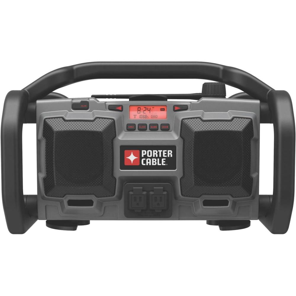 PORTER-CABLE PC18JR 18-Volt Cordless / 120-Volt Corded Jobsite Radio