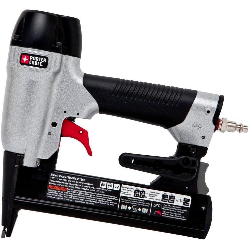 PORTER-CABLE Crown Stapler, Narrow, 1-1/2-Inch, 18GA (NS150C)(Tool Only)