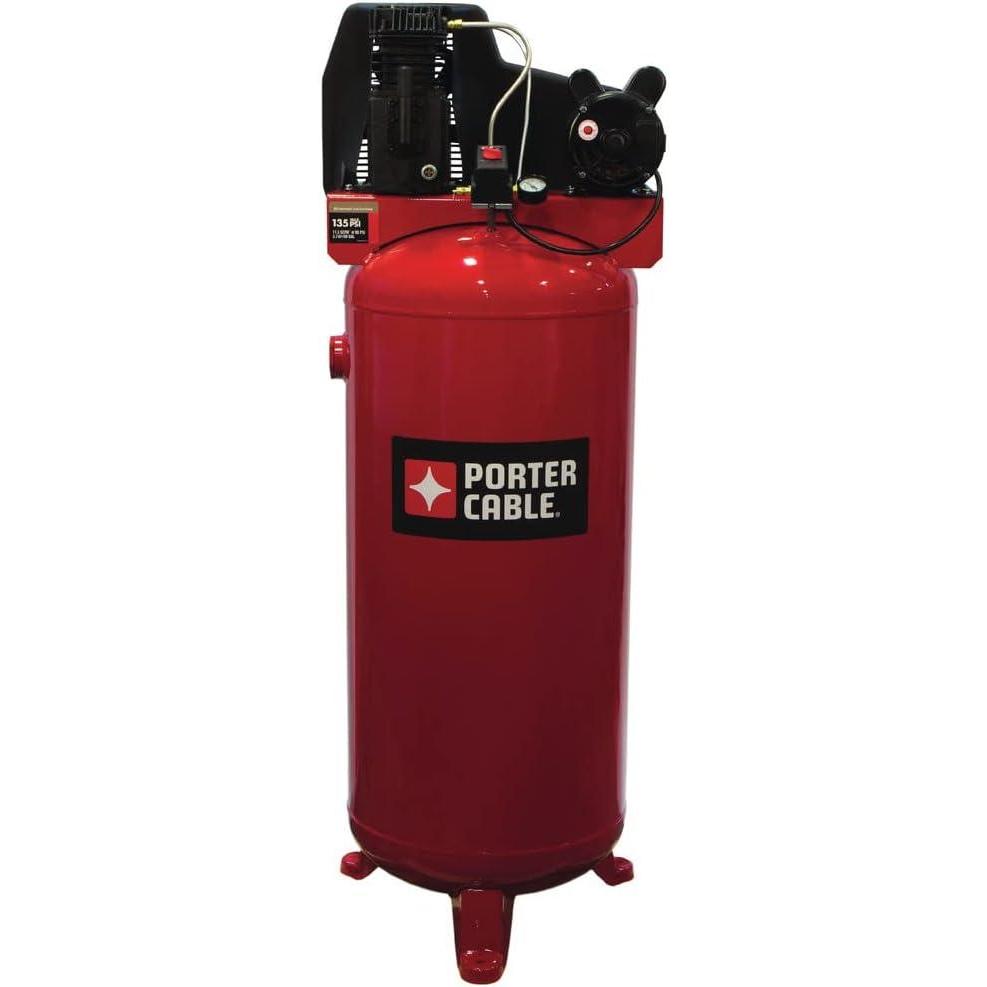 PORTER-CABLE – Porter-Cable PXCMLC3706056 3.7 HP 60 Gallon Oil-Lube Vertical Stationary Air Compressor