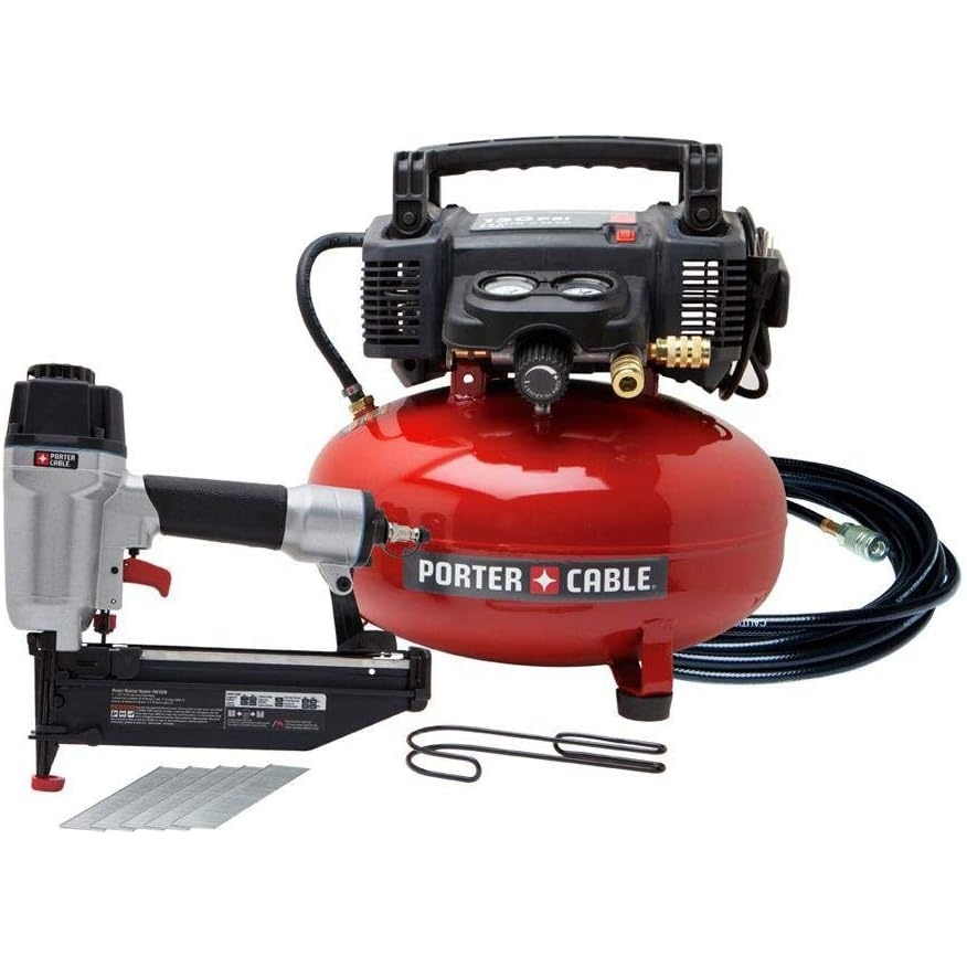 PORTER CABLE PCFP72671 Finish Nailer/Compressor Combo Kit