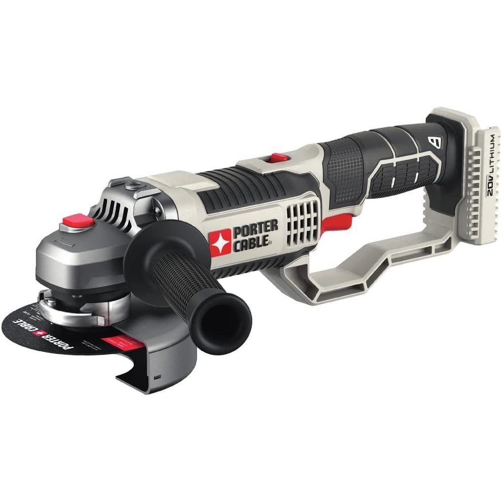 PORTER-CABLE 20V MAX* Angle Grinder Tool, 4-1/2-Inch, Tool Only (PCC761B)(Grinder Tool)