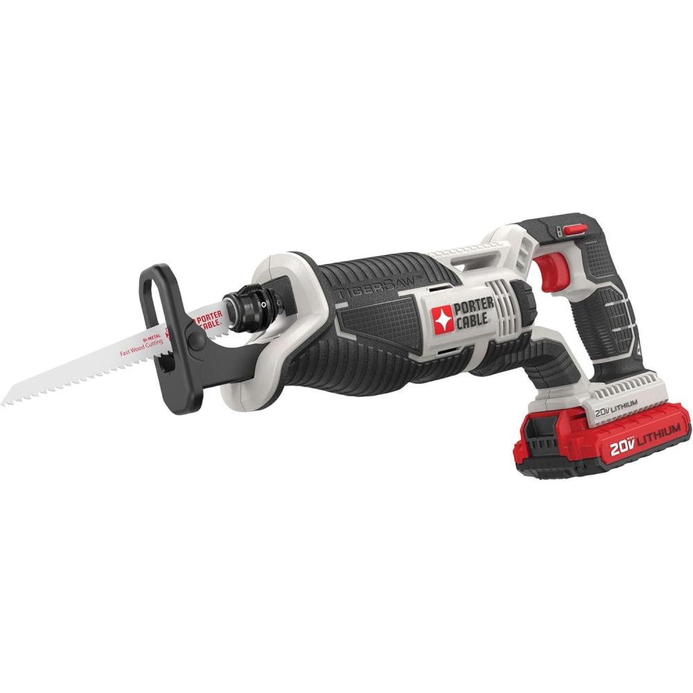 PORTER-CABLE 20V MAX* Reciprocating Saw, Tool Only (PCC670B)